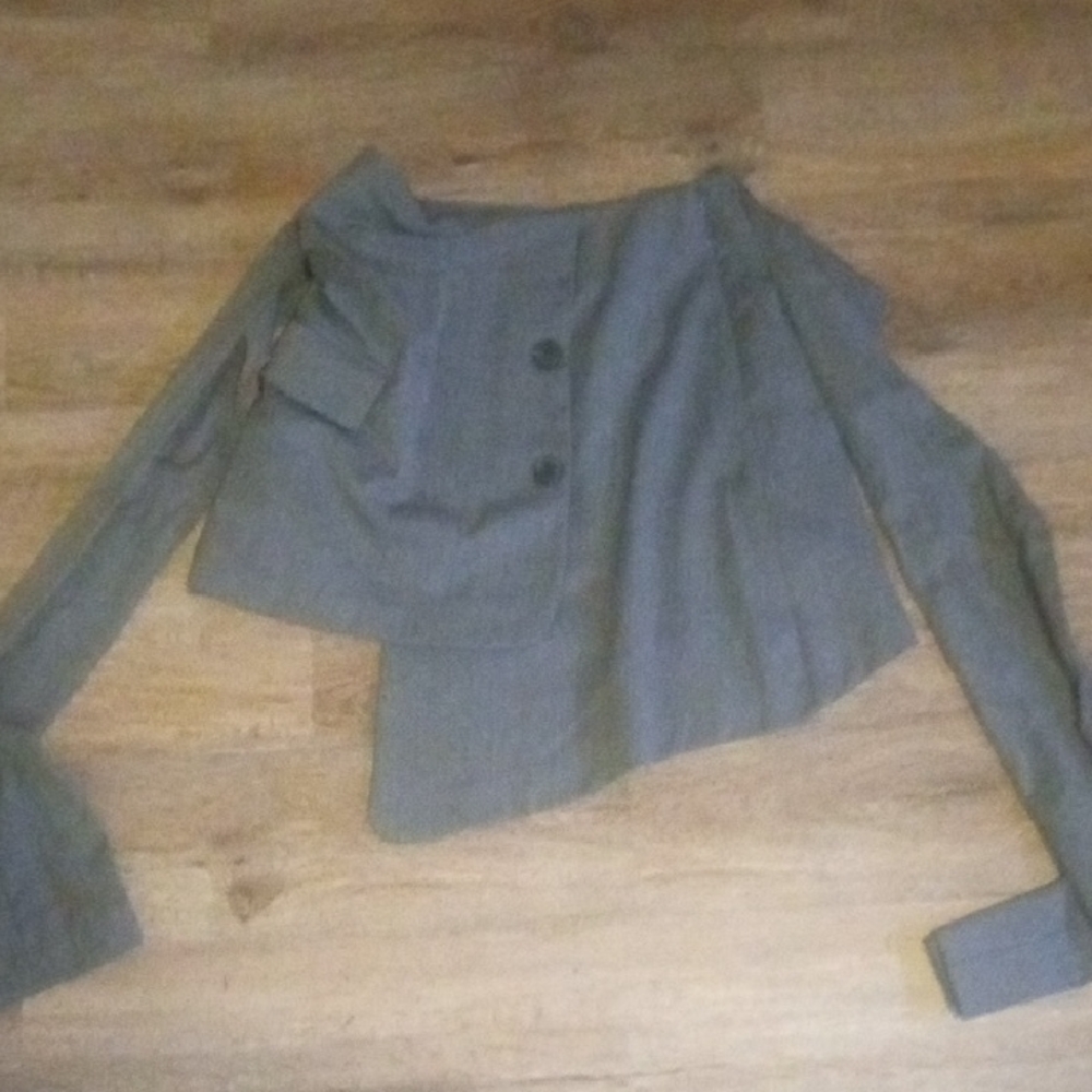 Asymmetrical Gray Skirt